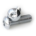 chrome button head socket screws